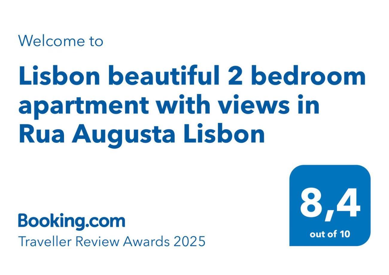 Lisbon Beautiful 2 Bedroom Apartment With Views In Rua Augusta Лиссабон Экстерьер фото
